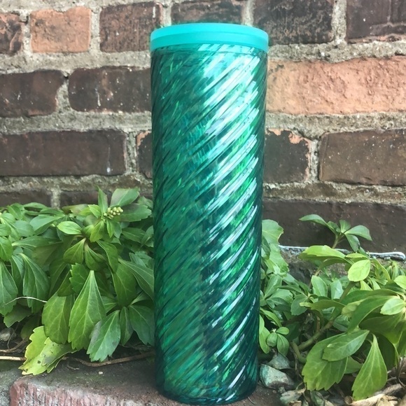 Starbucks New Green Swirl Textured Twist Tumbler Holiday 2022 Gift Grande - Picture 5 of 11
